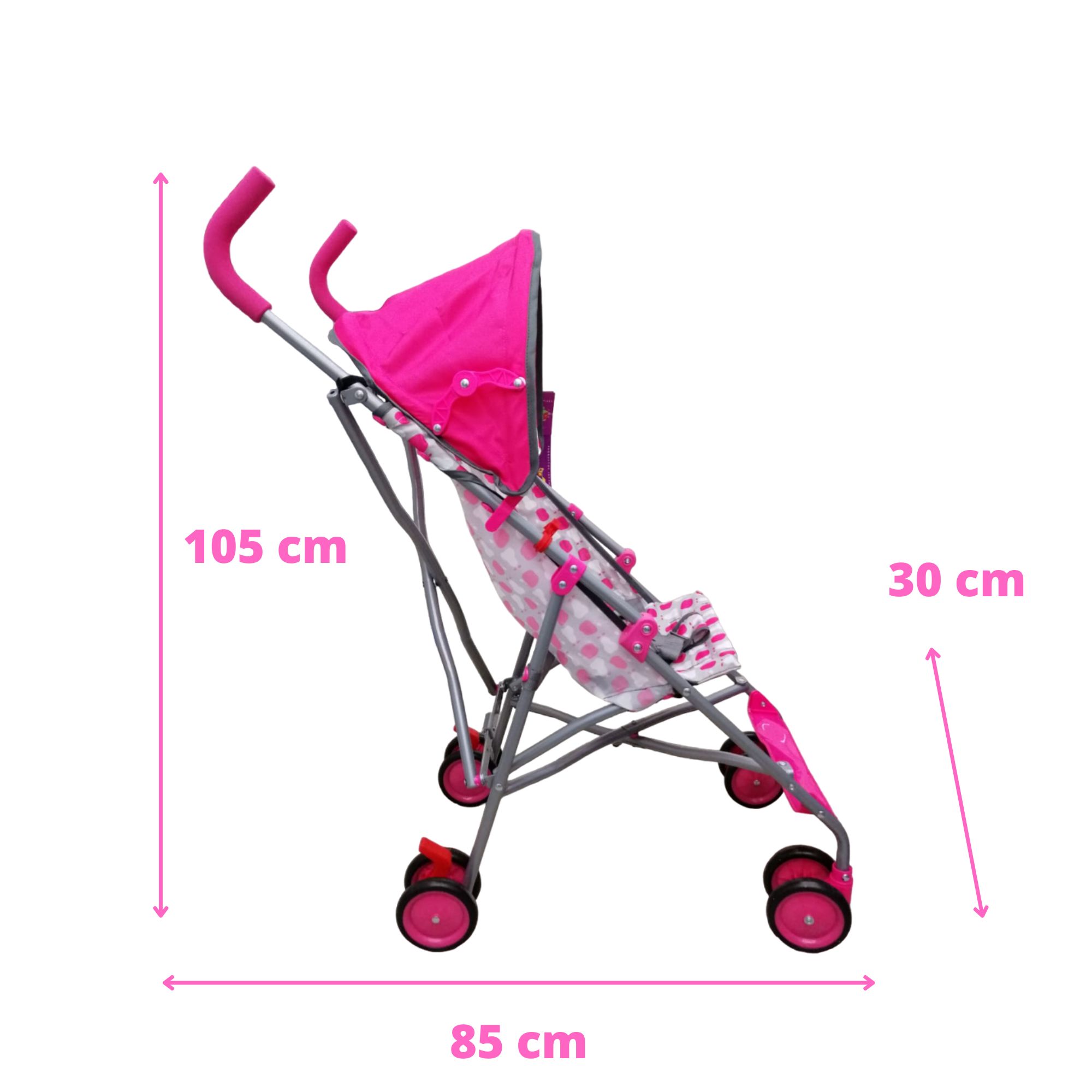 Carriola De Baston Aeiou Usa Ligera Rosa