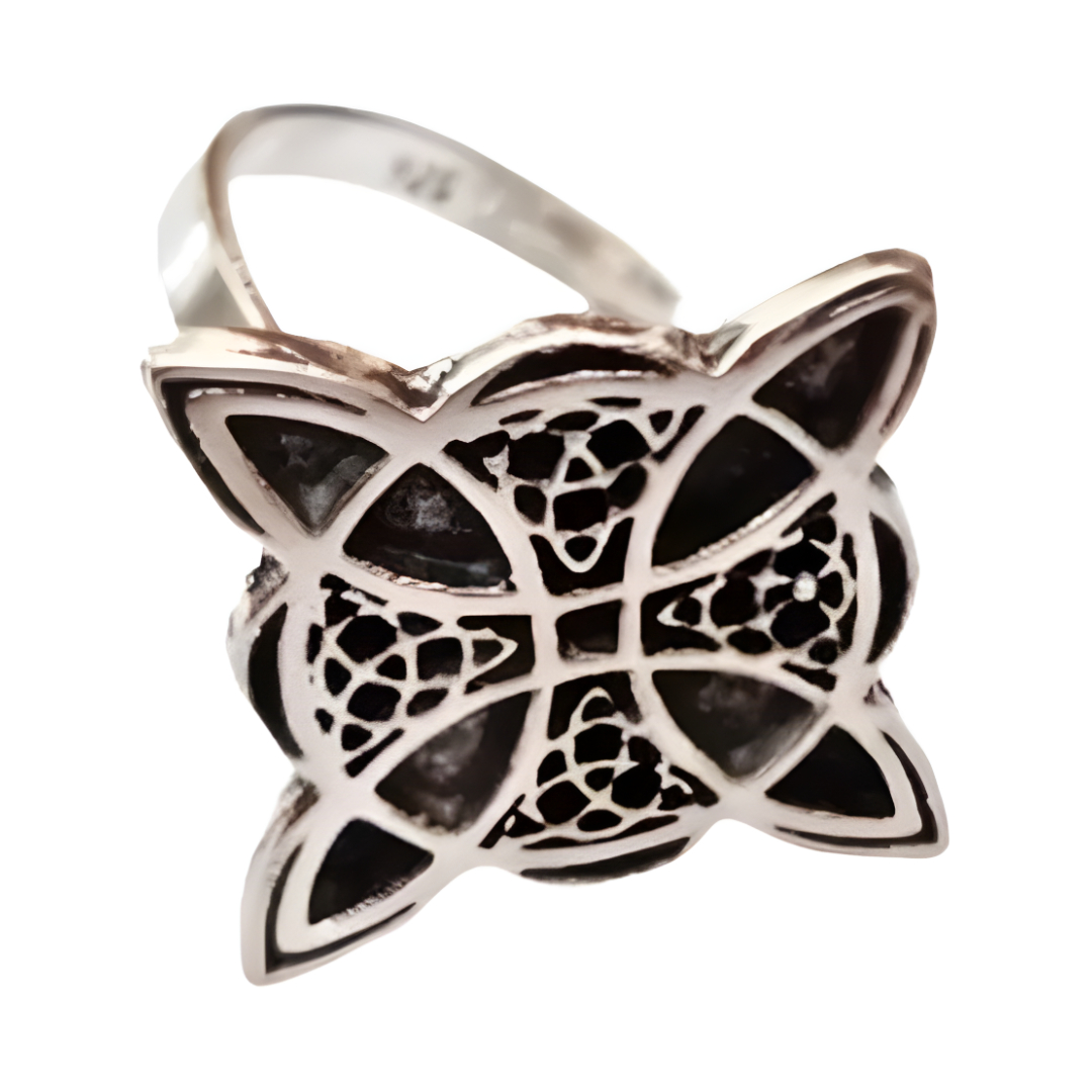 Anillo Nudo De Bruja Triqueta Wicca