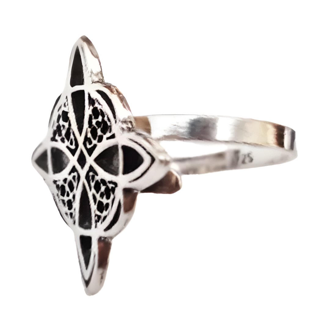 Anillo Nudo De Bruja Triqueta Wicca