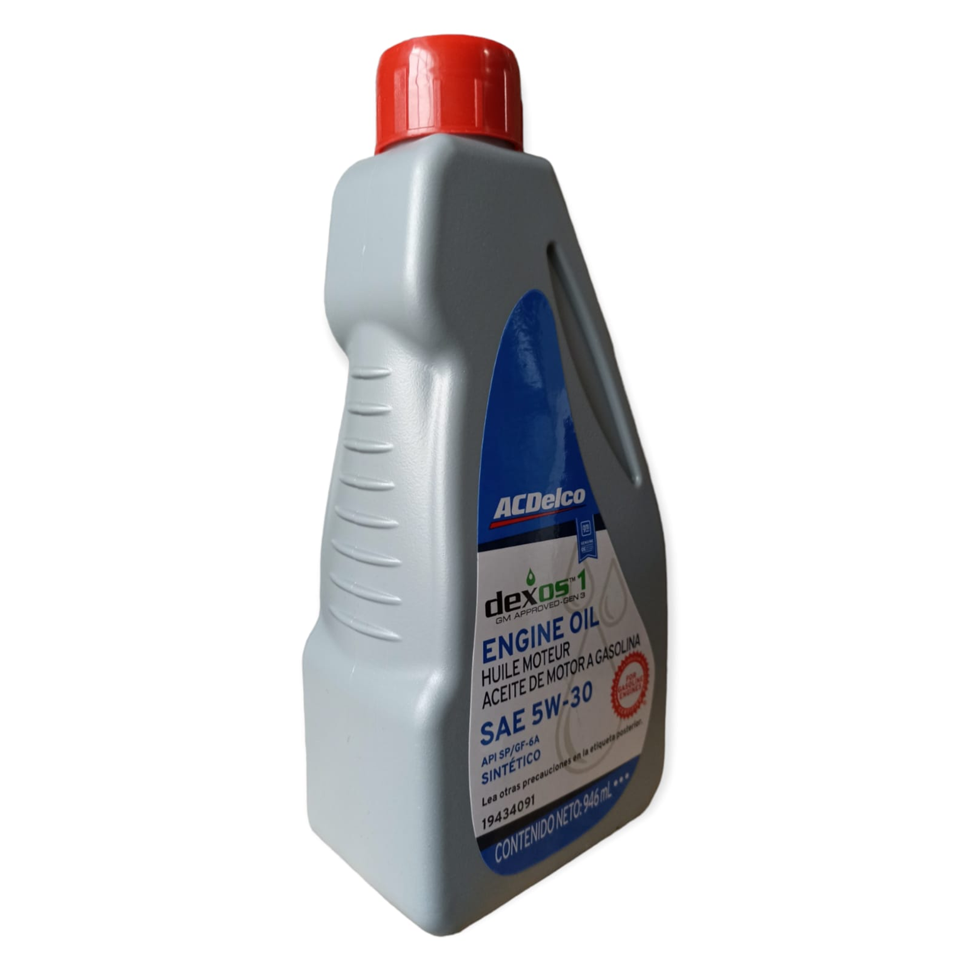 Aceite ACDelco 5w30 Sintetico Dexos 1 Gen 3 946 ML