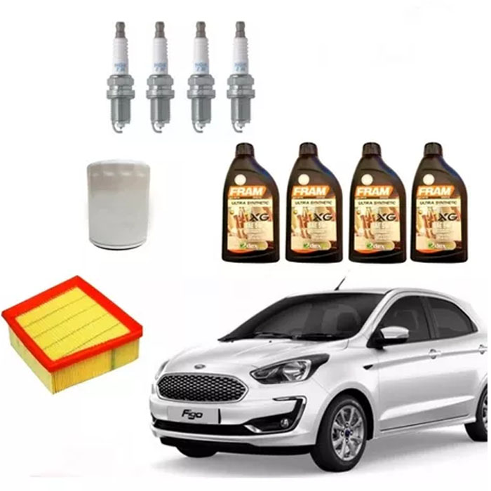 Kit Afinación Ford Figo 1.5 4 Cil Bujías Y Aceite 5w30