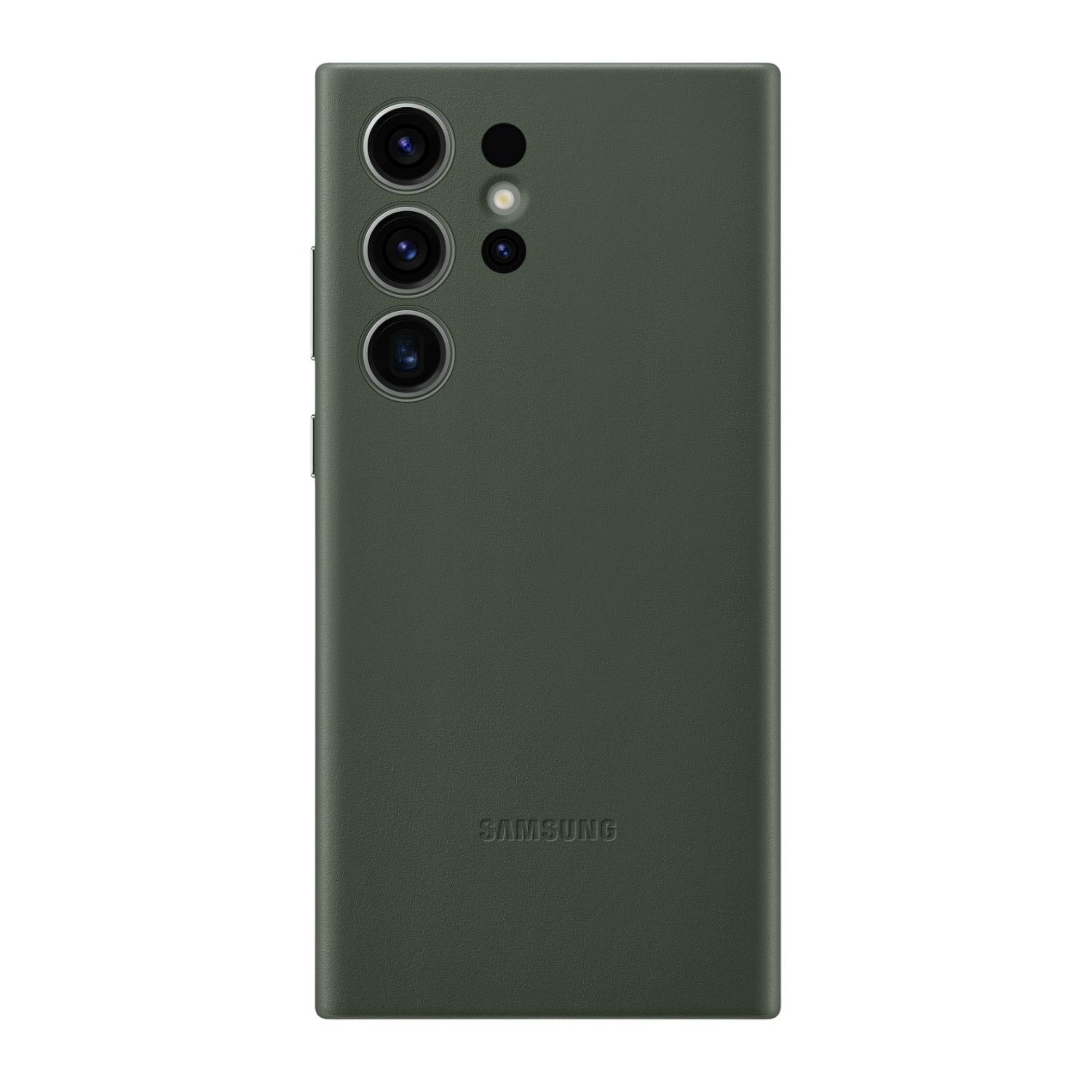 Funda de Piel Original Samsung Leather Cover para S23 Ultra Verde