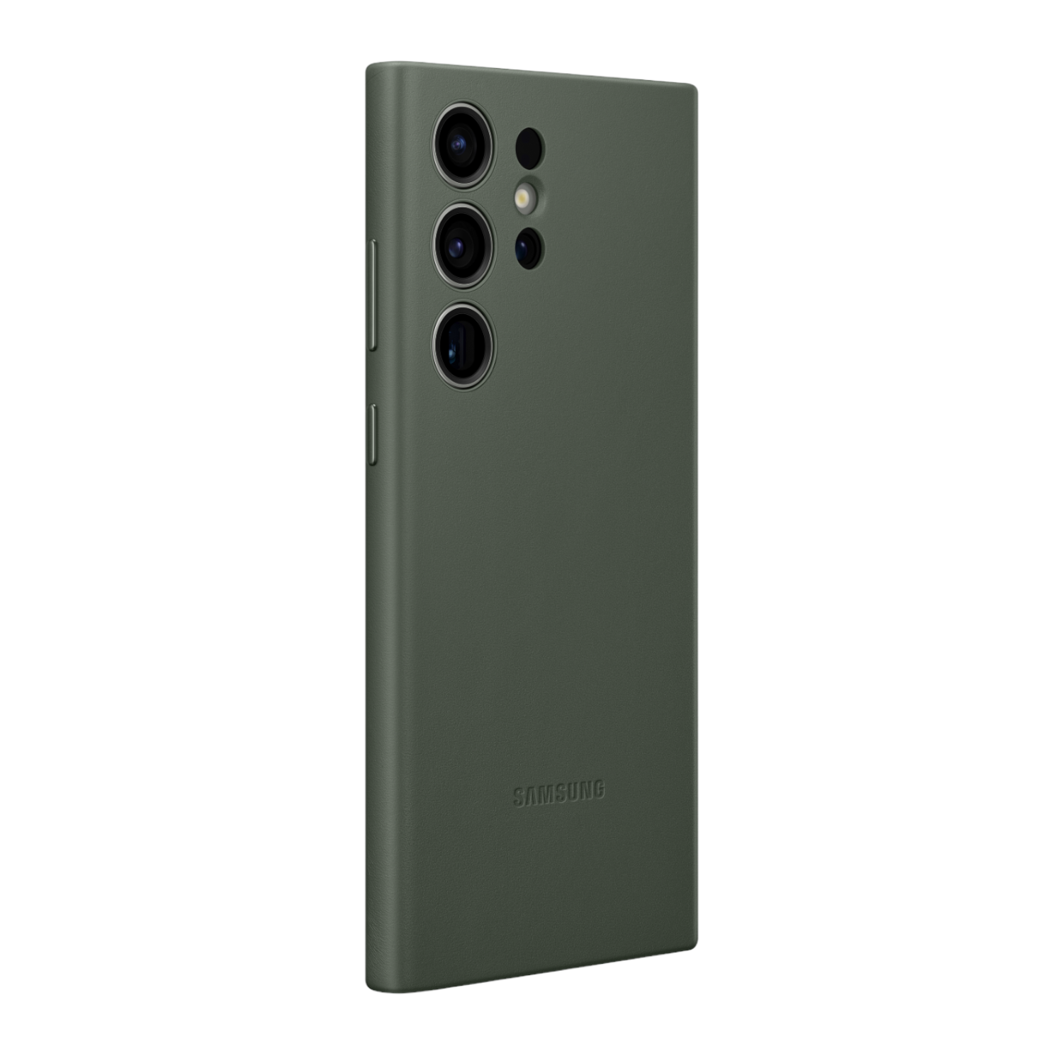 Funda de Piel Original Samsung Leather Cover para S23 Ultra Verde