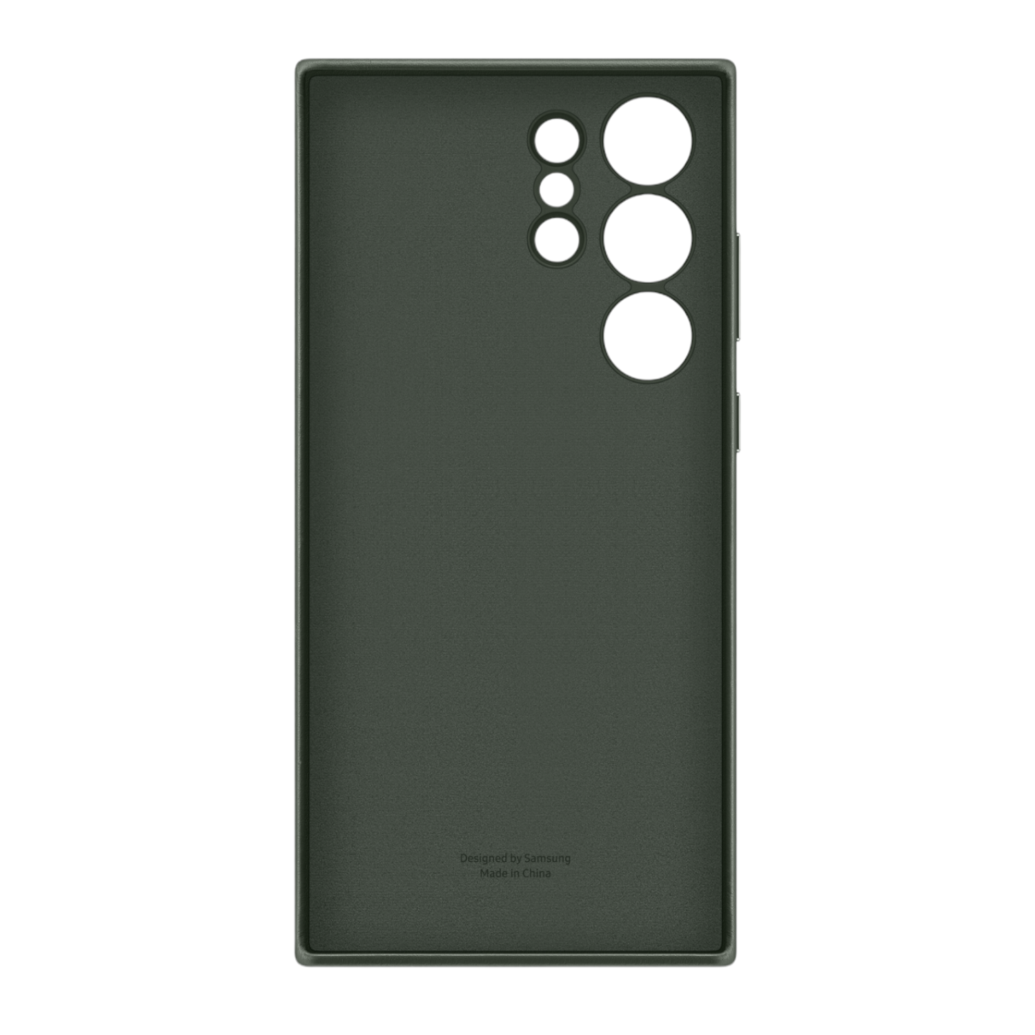 Funda de Piel Original Samsung Leather Cover para S23 Ultra Verde