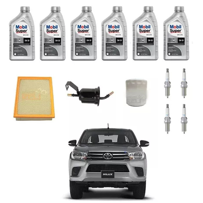 Kit Afinacion Toyota Hilux 2.7l Aceite Sintético