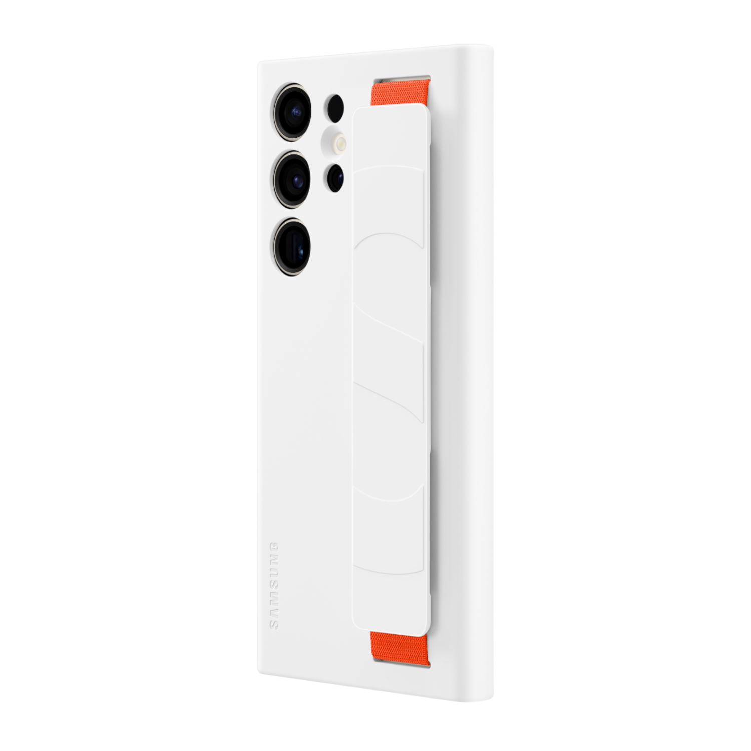 Funda Original Samsung Silicone Strap Cover para S23 Ultra Blanco