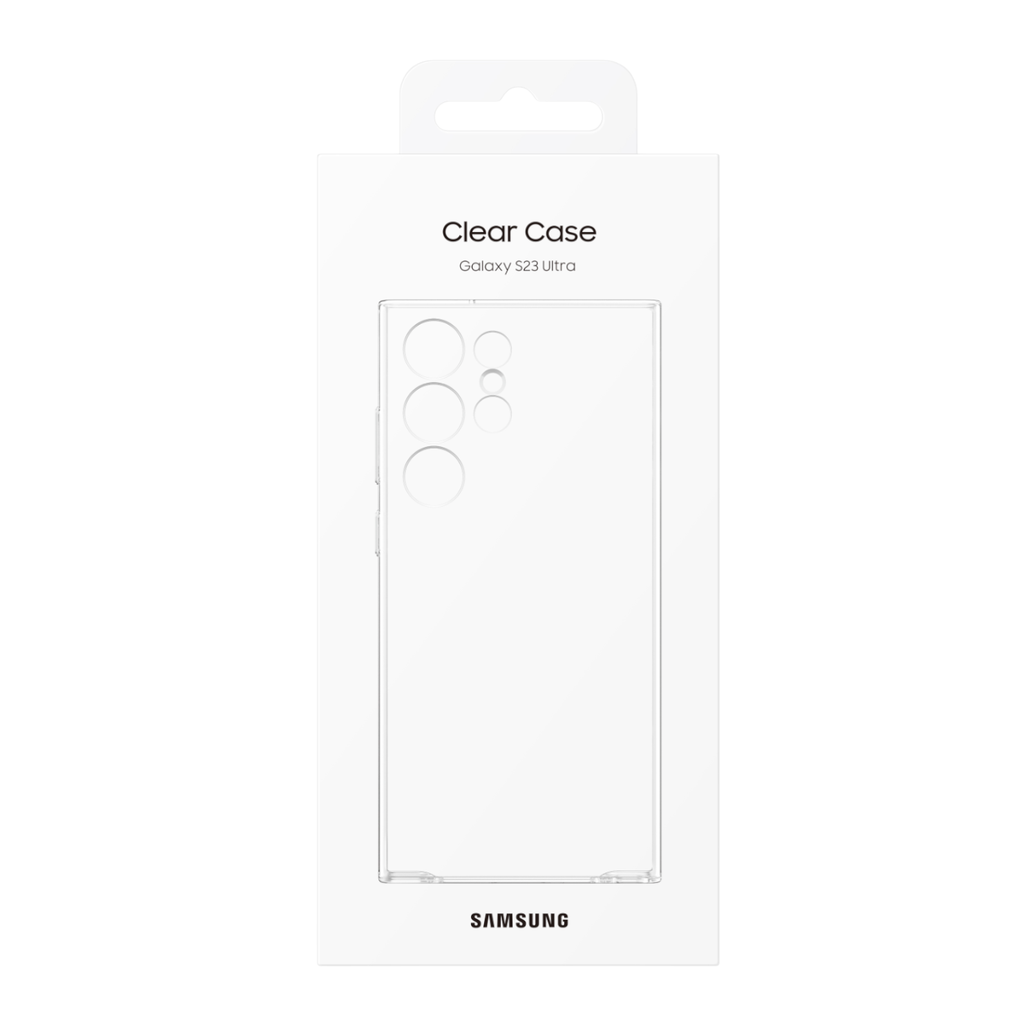 Clear Case Oficial Galaxy S23 Ultra  La funda trasparente de Samsung !! 