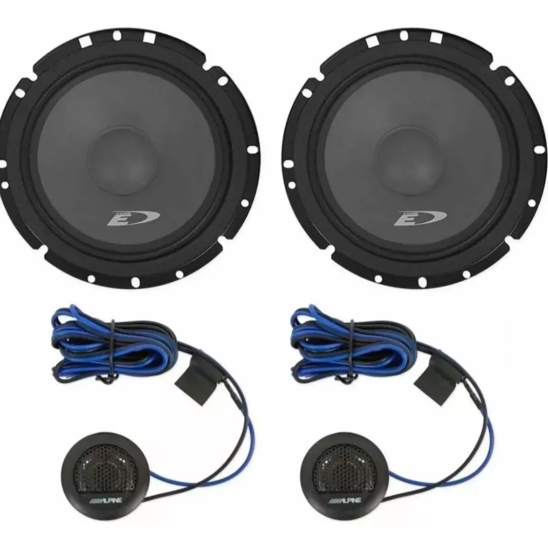 KIT ESTEREO ALPINE +  BOCINAS 6X9 Y SET DE MEDIOS 6.5