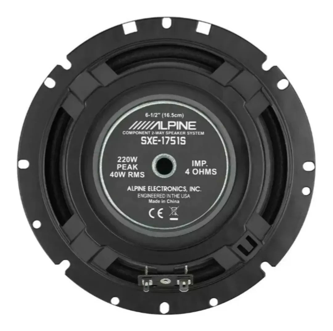 KIT ESTEREO ALPINE +  BOCINAS 6X9 Y SET DE MEDIOS 6.5