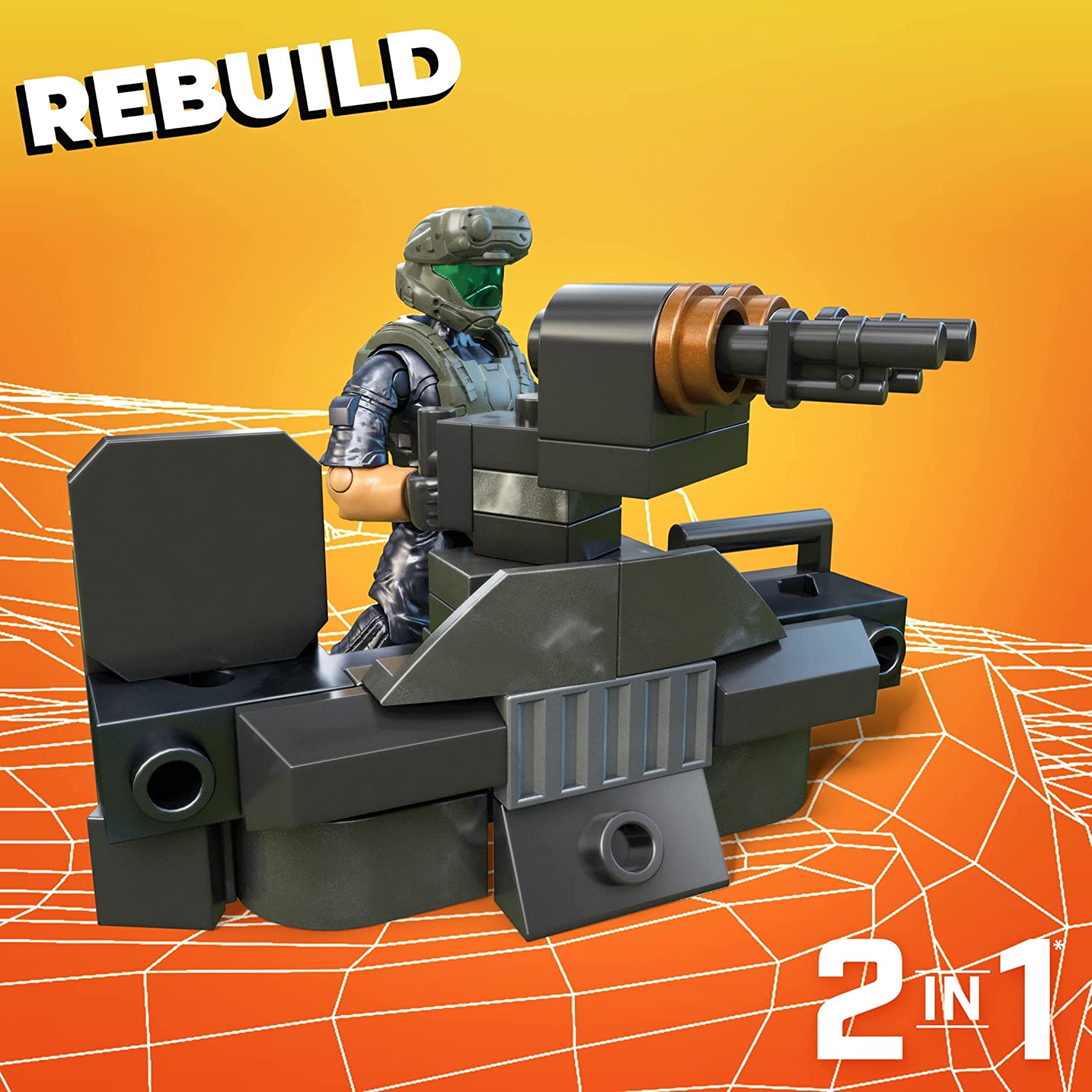 Mega Construx Halo Unsc Gungoose De Maniobras