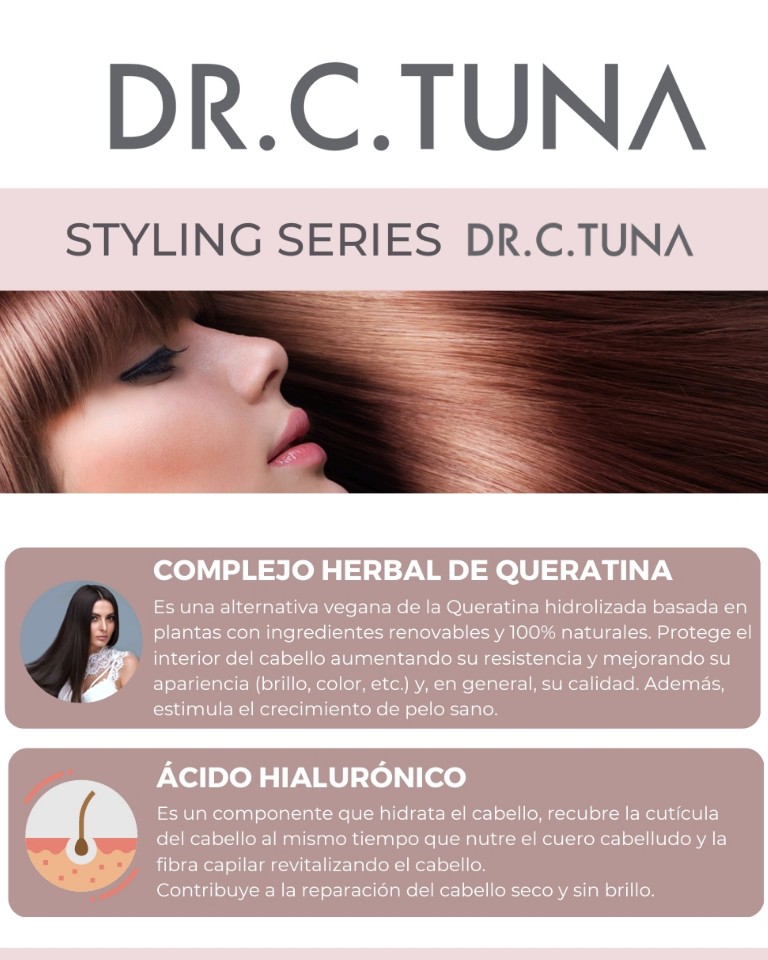 Spray Fijador para Cabello by Farmasi Queratina Ácido Hialurónico Styling Dr C Tuna .