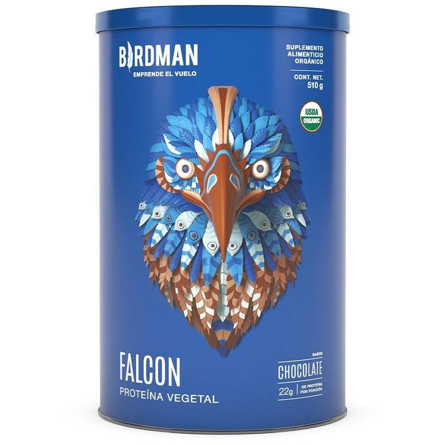Proteina Vegetal Organica Birdman Falcon 510 Grs Vainilla