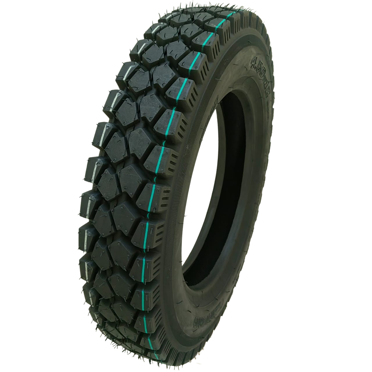 2 Llantas 4.50-12 De 8 Capas Reforzadas (580 Kg) + Camaras