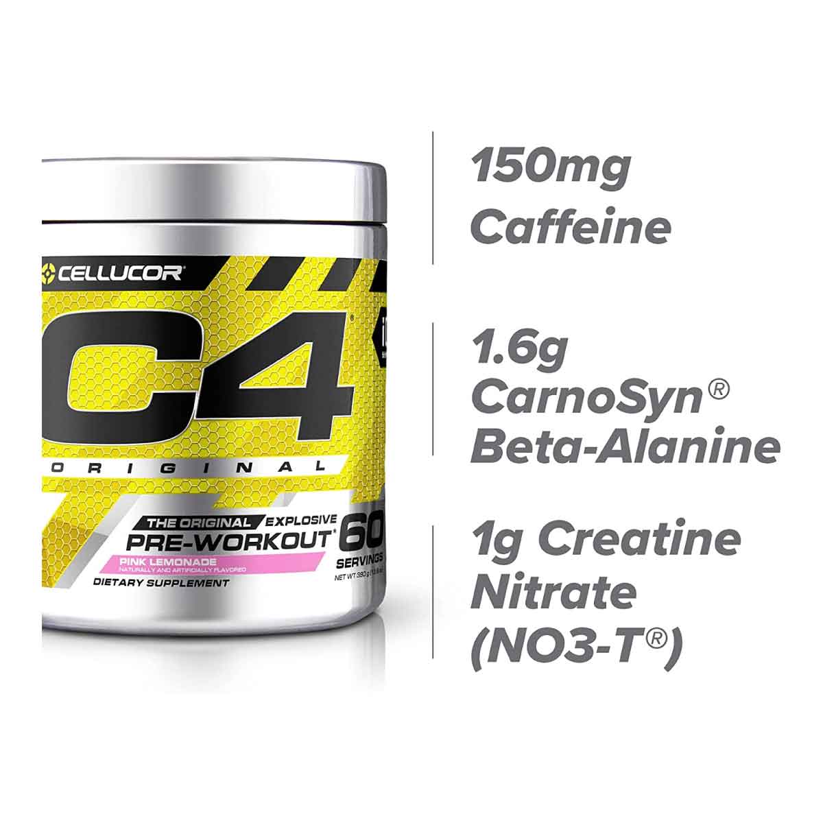 Pre-Entreno Cellucor C4 Original 60 Serv. 360g - Margarita de Fresa