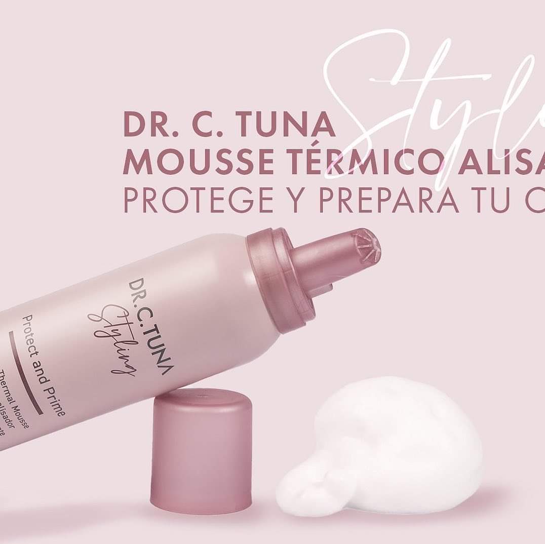 Mousse Térmico Alisador by Farmasi Prepara y Protege Dr C Tuna