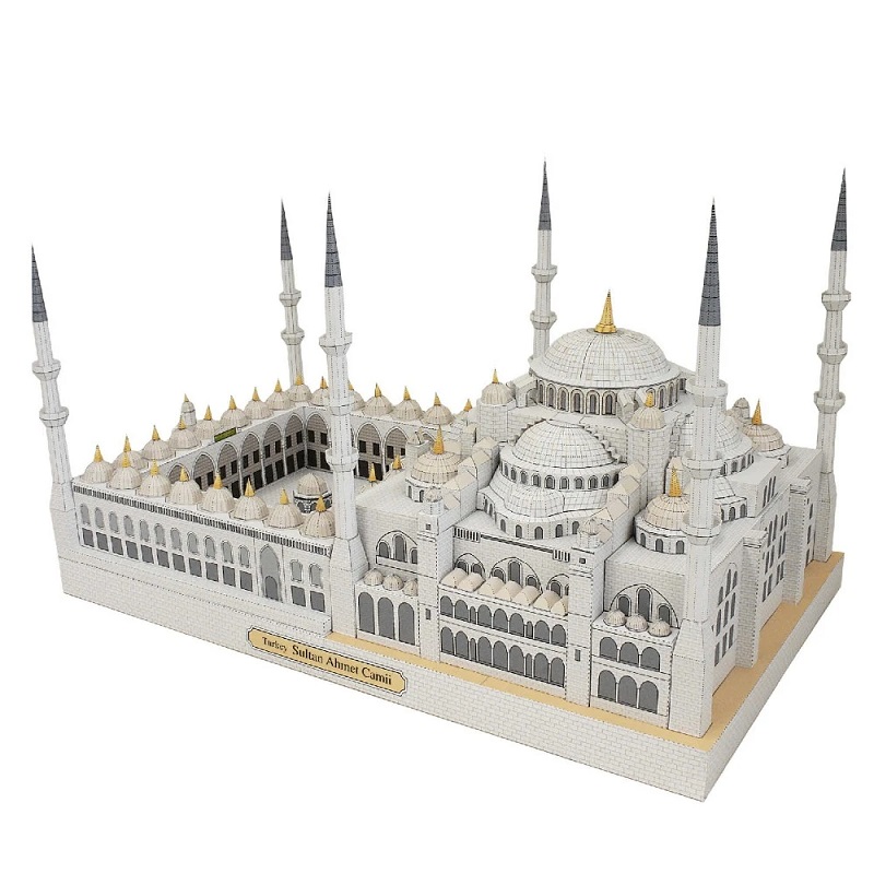 Mezquita del Sultán Ahmet, Turquía - Papercraft