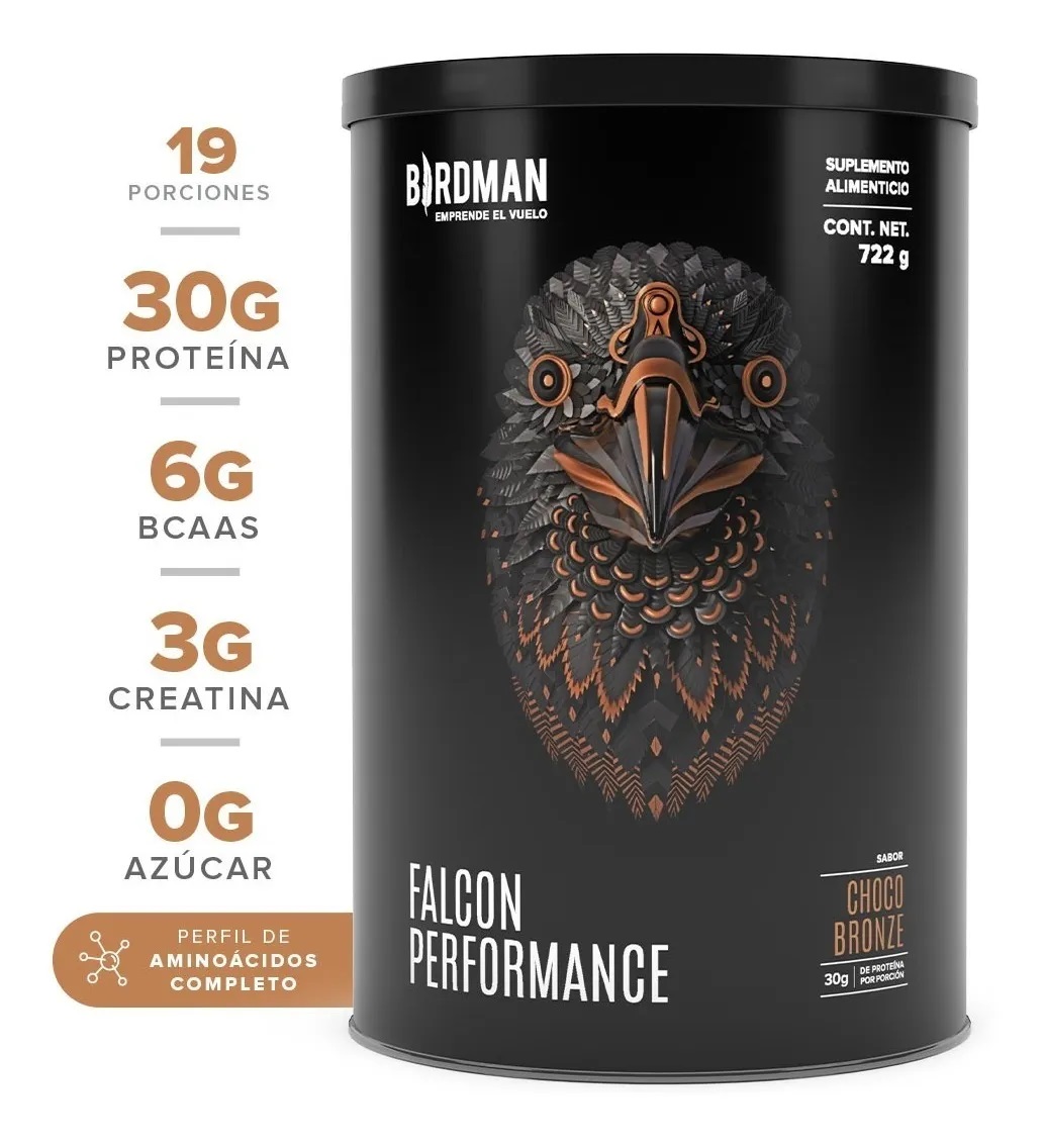 Proteina Vegetal Birdman Falcon Performance 722 Grs Chocolate