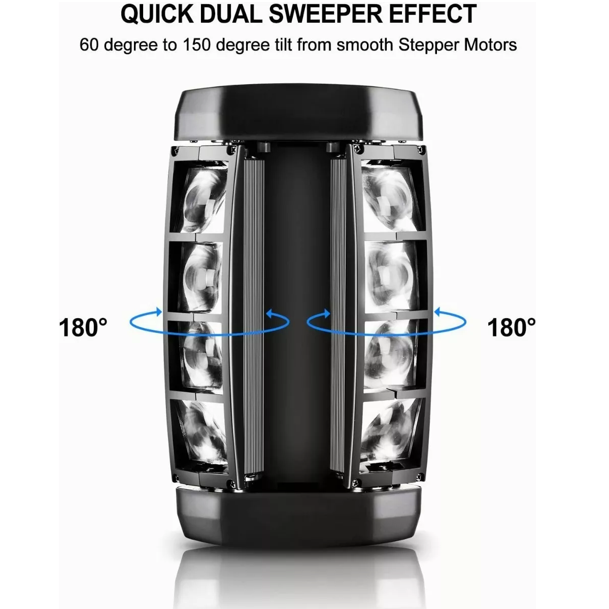 Mini Spider Rgbw 4 En 1 Efectos Luz 8x3w Dmx512 Led Luces Dj