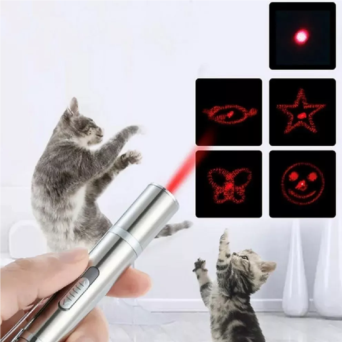Puntero Apuntador Laser Lampara Luz Uv 3 En 1 Recargable