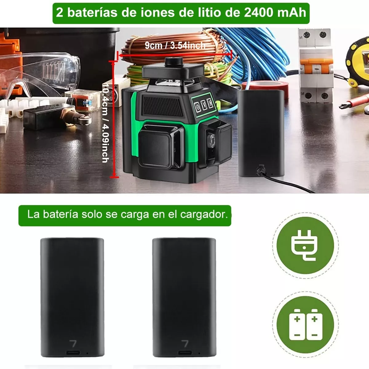 Adaptadores De Trípode Para Nivel Láser - 2 Unidades, Conversión De Rosca 5/8-11 Hembra A 1/4 Macho, Aleación De Aluminio, Color Negro, Para Equipos De Fotografía