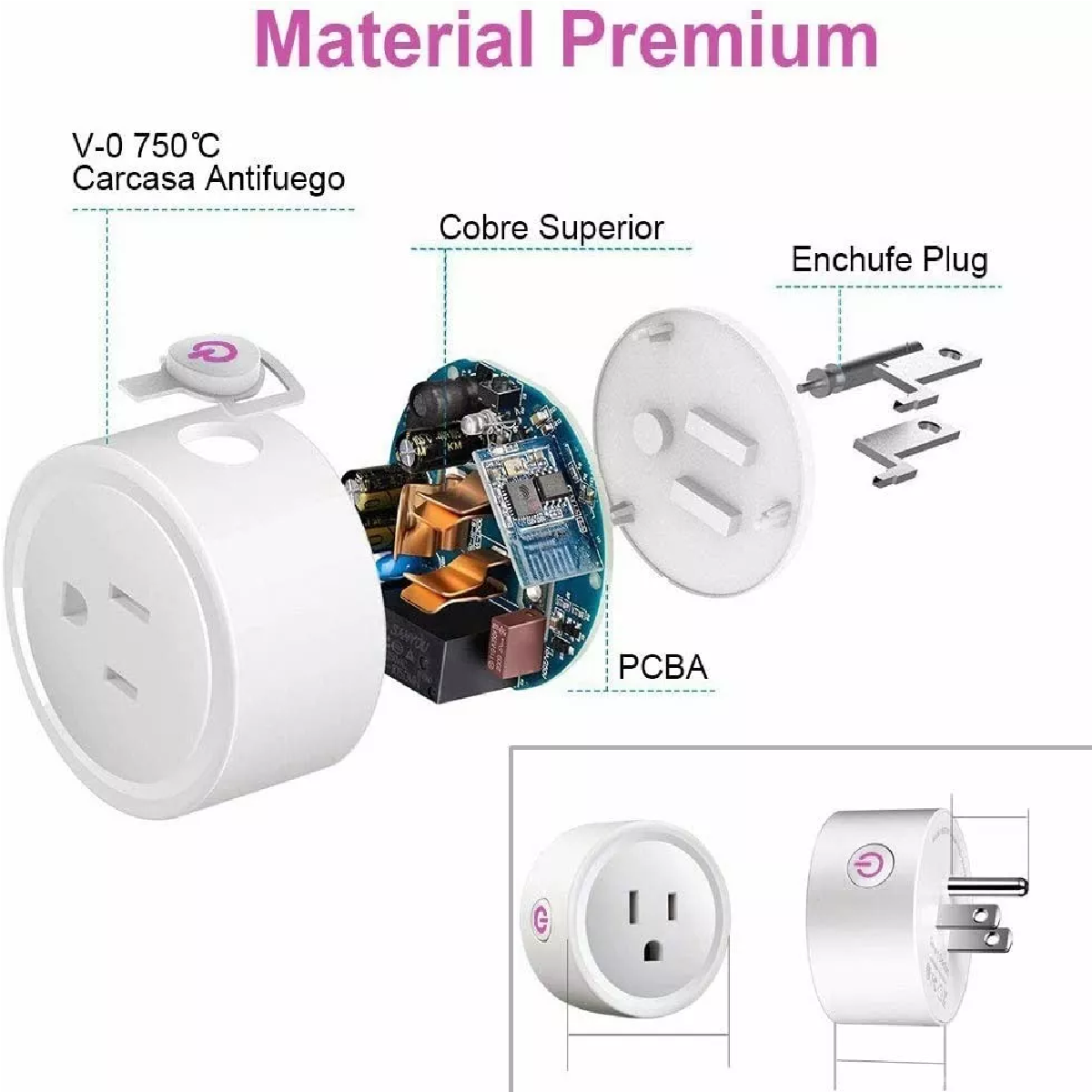 Enchufe Inteligente Wifi Smart Plug Para Alexa Google Home