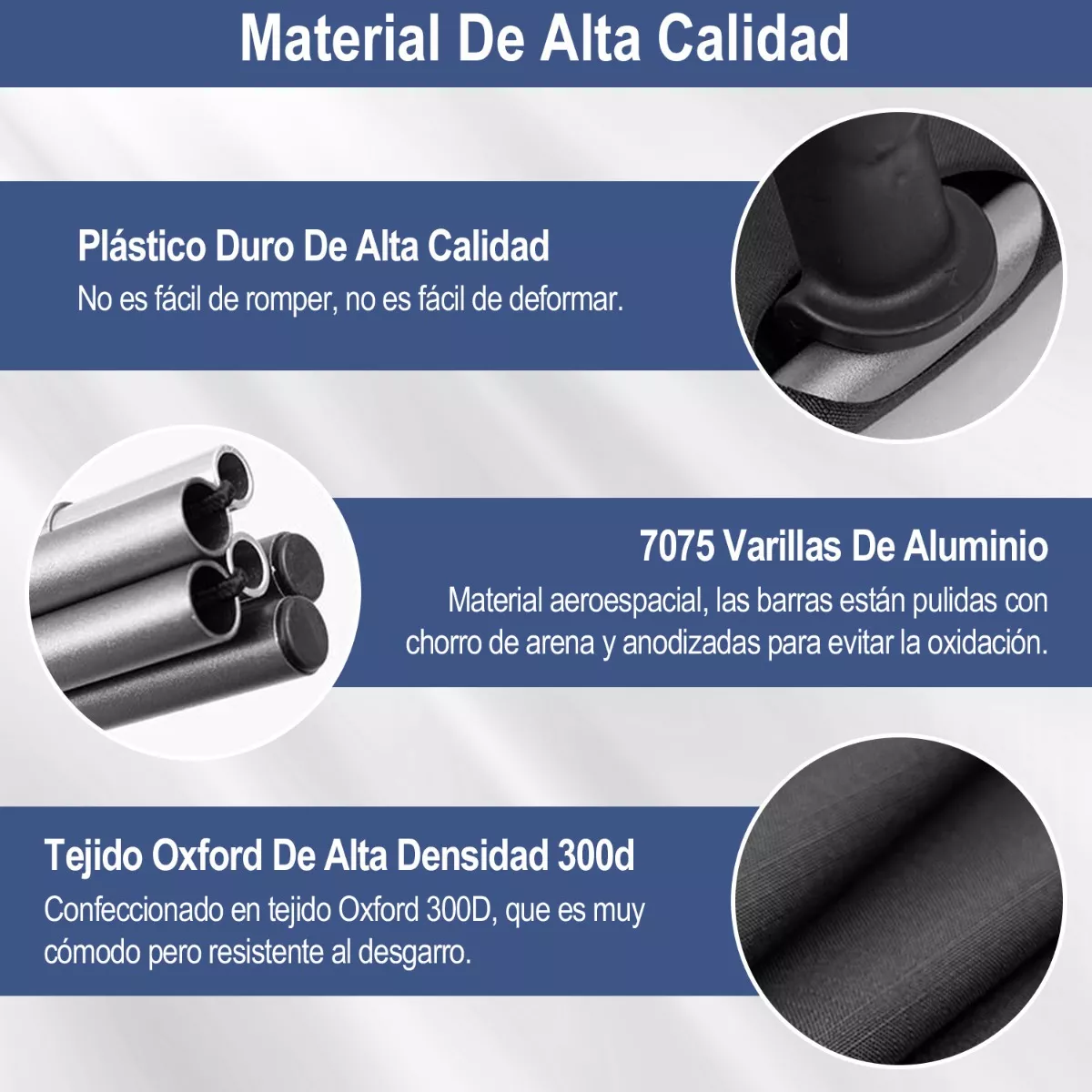 Catres Cama Para Acampar Plegable Ultraligera Portátil, 1.9m