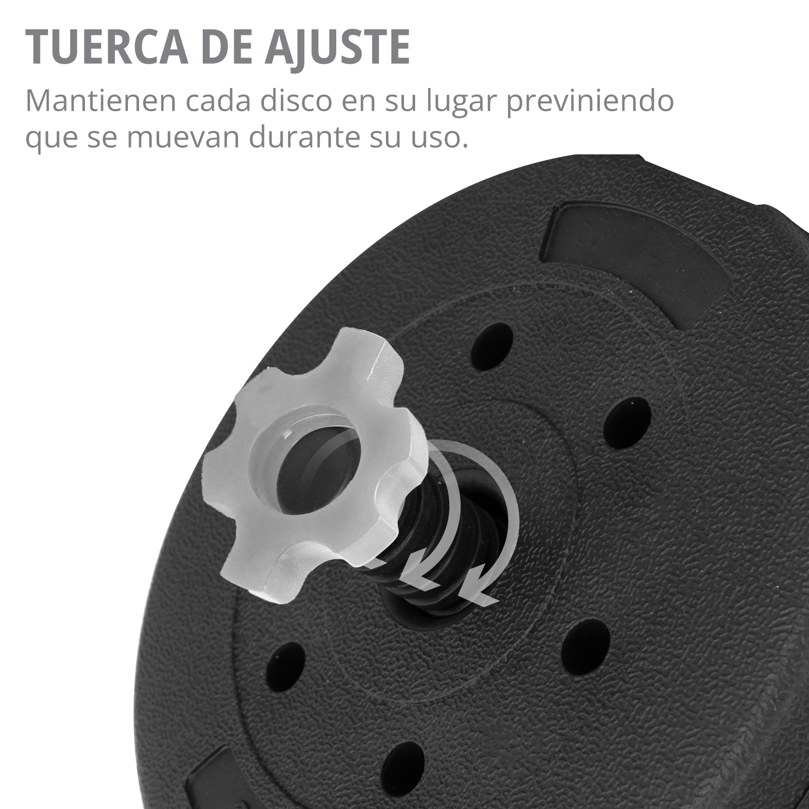 Kit de Mancuernas Altera Con Peso Ajustable 10 KG (Barra Recta + Barra Z + Par de mancuernas + Pesa Rusa + Discos Intercambiables)