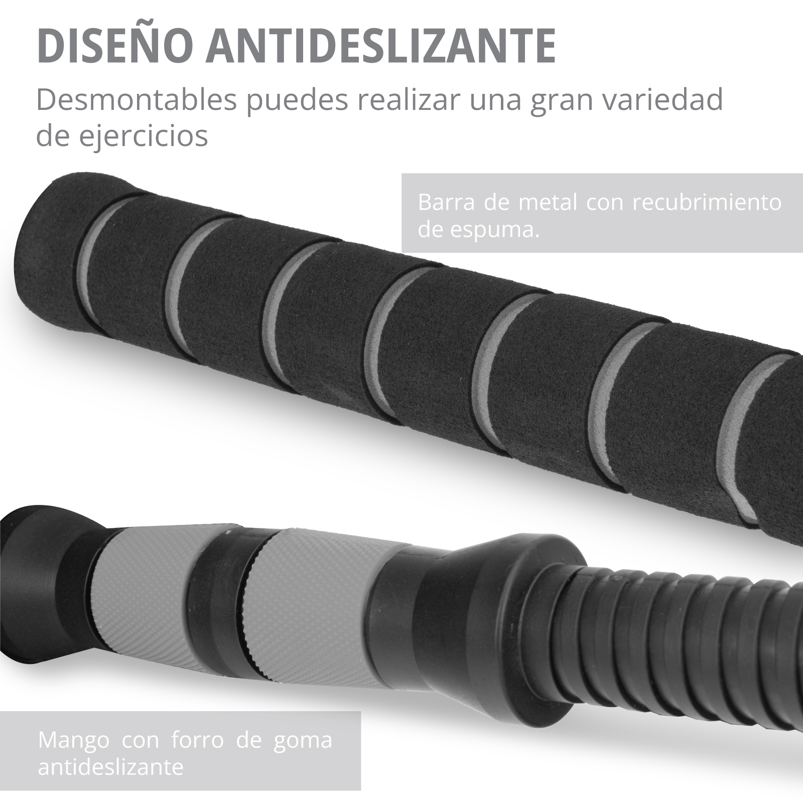 Kit de Mancuernas Altera Con Peso Ajustable 10 KG (Barra Recta + Barra Z + Par de mancuernas + Pesa Rusa + Discos Intercambiables)