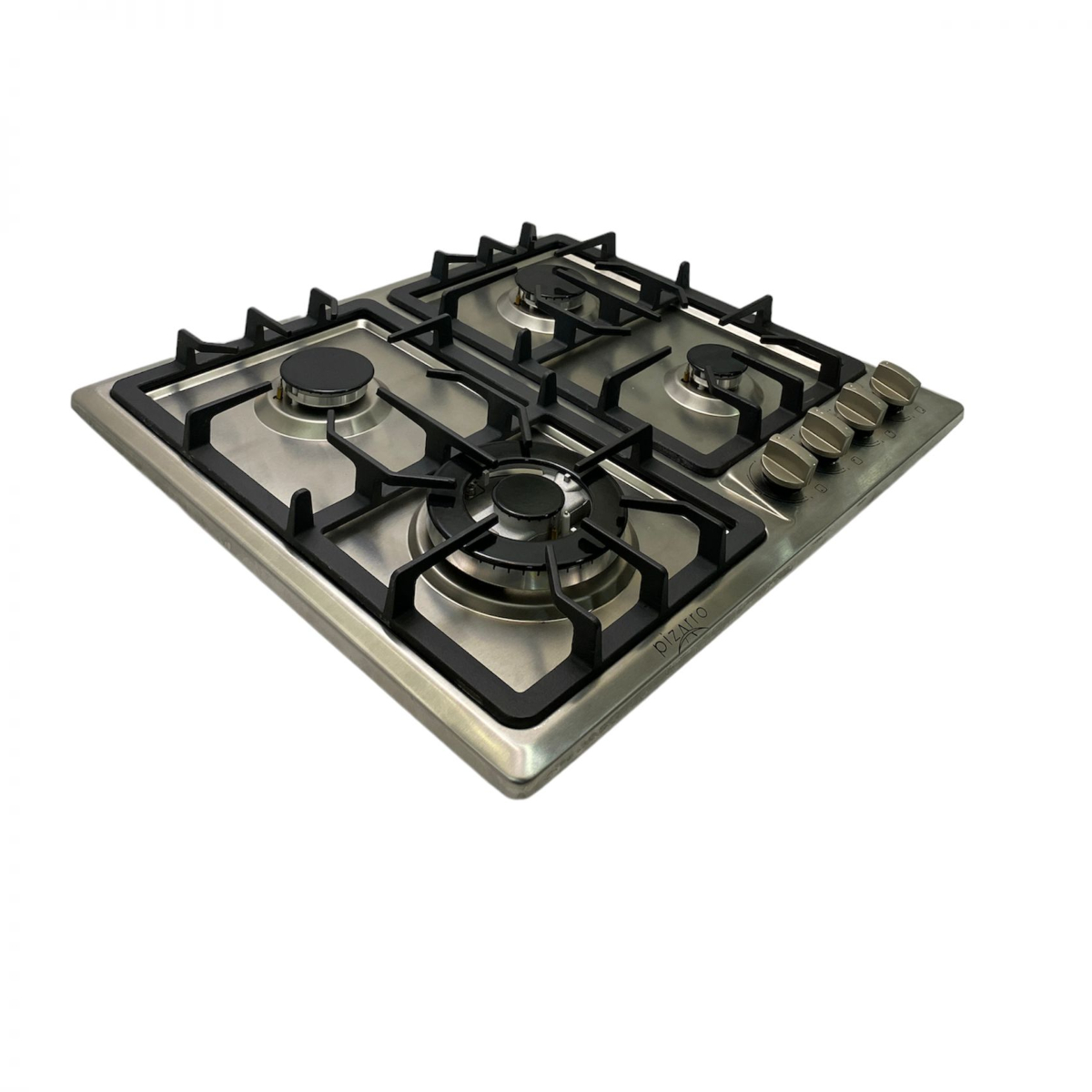 Parrilla de 4 quemadores de acero inoxidable con termopar 