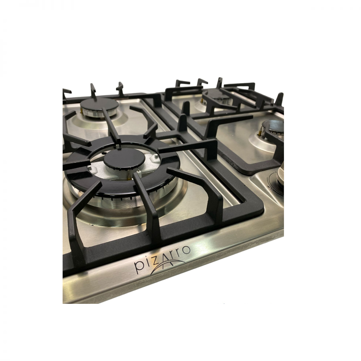 Parrilla de 4 quemadores de acero inoxidable con termopar 