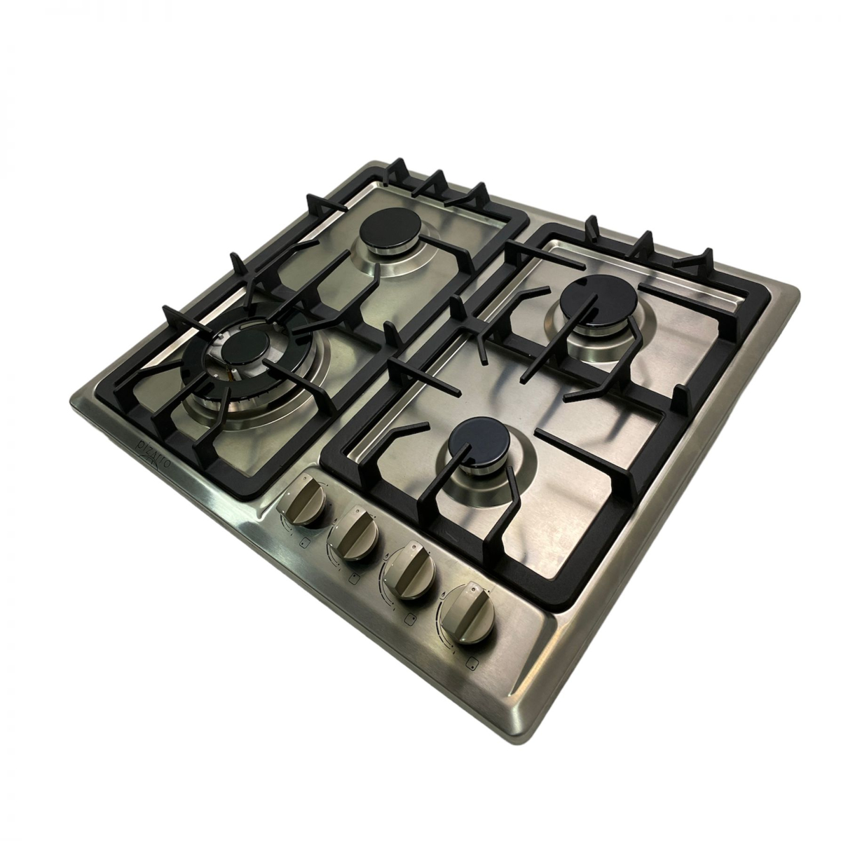 Parrilla de 4 quemadores de acero inoxidable con termopar 