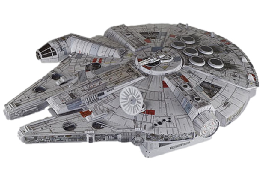 Millenium Falcon Star Wars Papercraft Modelo Armado - Papercraft