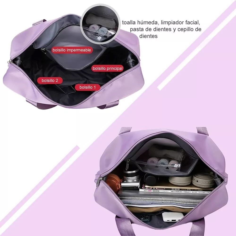Bolsa Expandible Multiusos para Gymm y Viajes. 