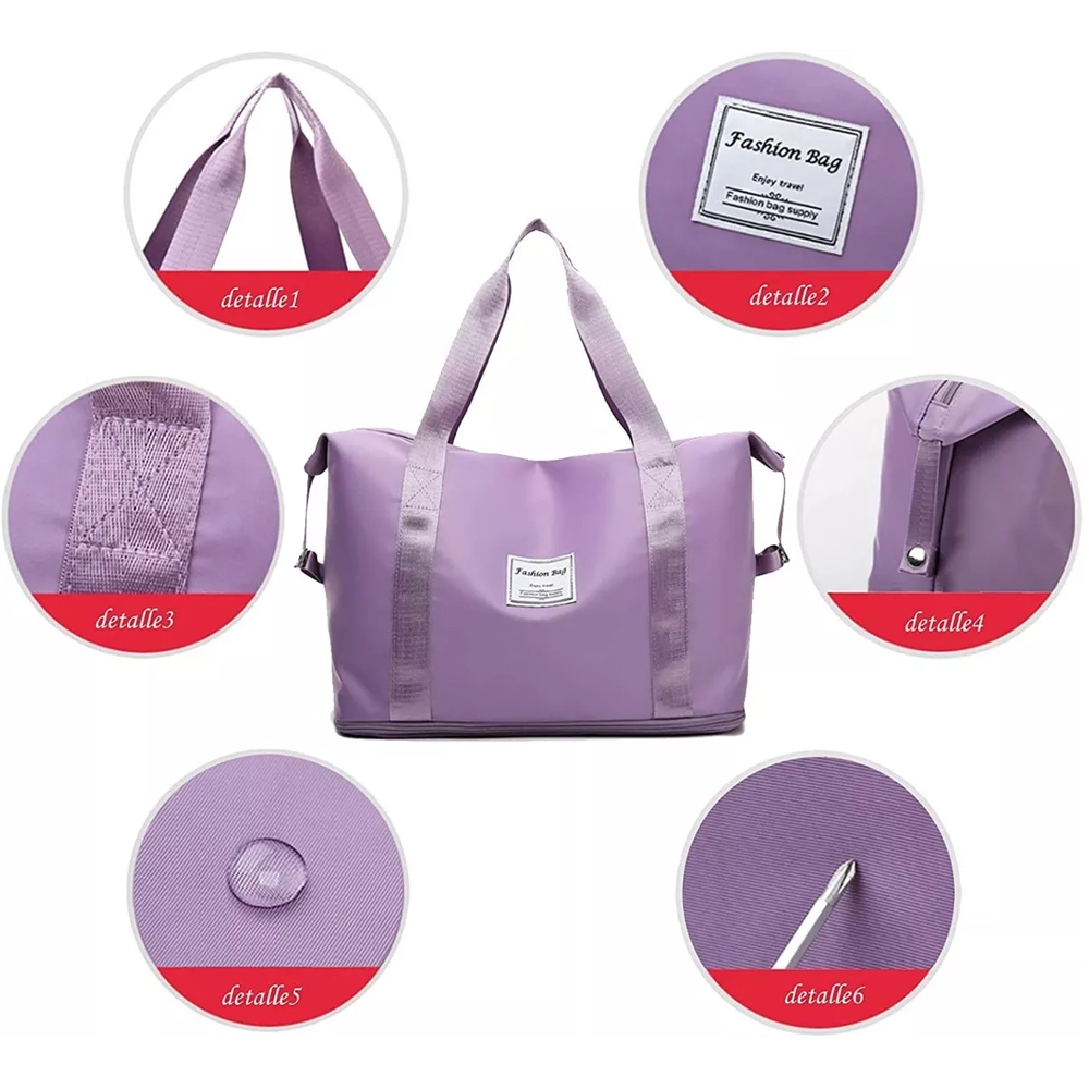 Bolsa Expandible Multiusos para Gymm y Viajes. 