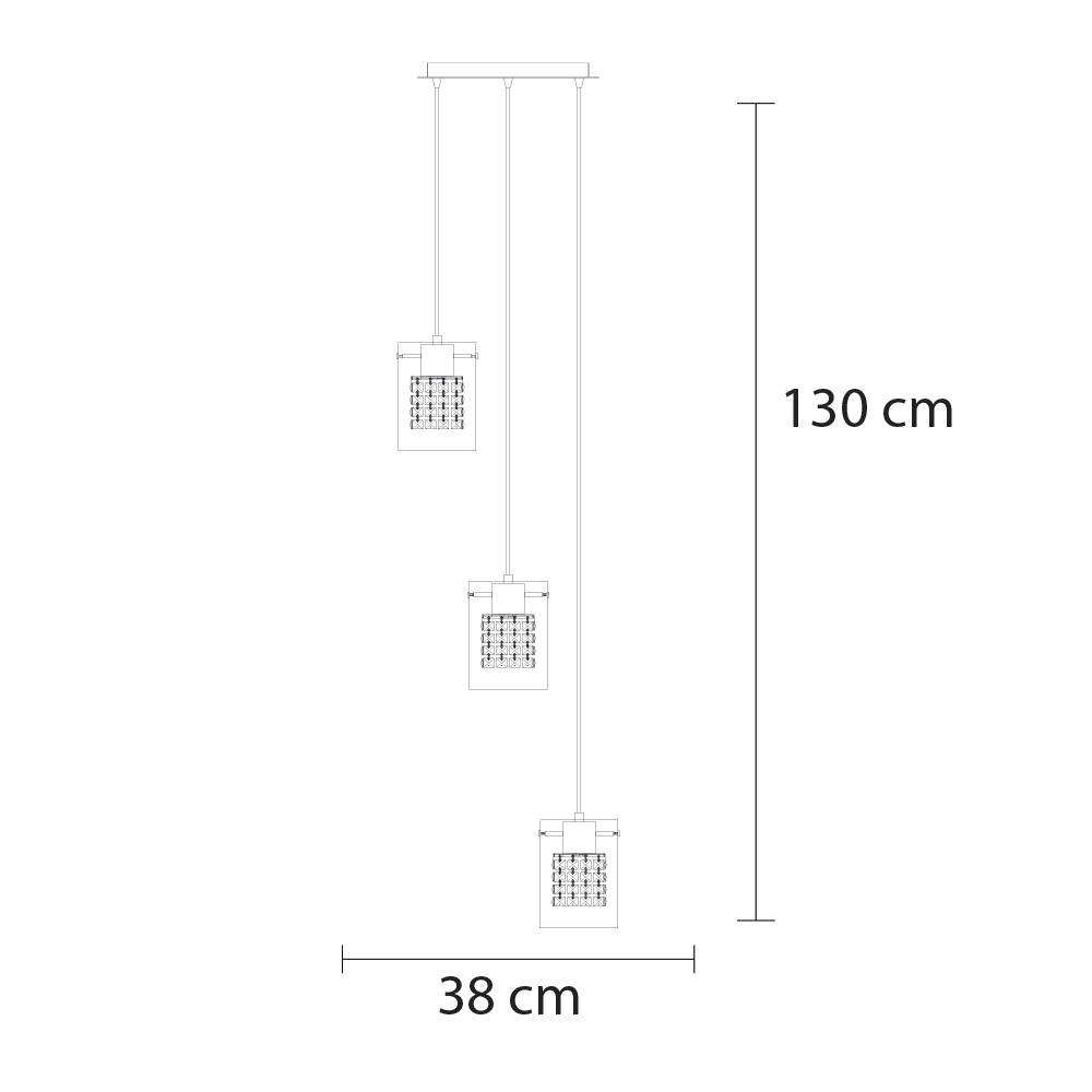 Lámpara Colgante Mil Luces BISTRO 030