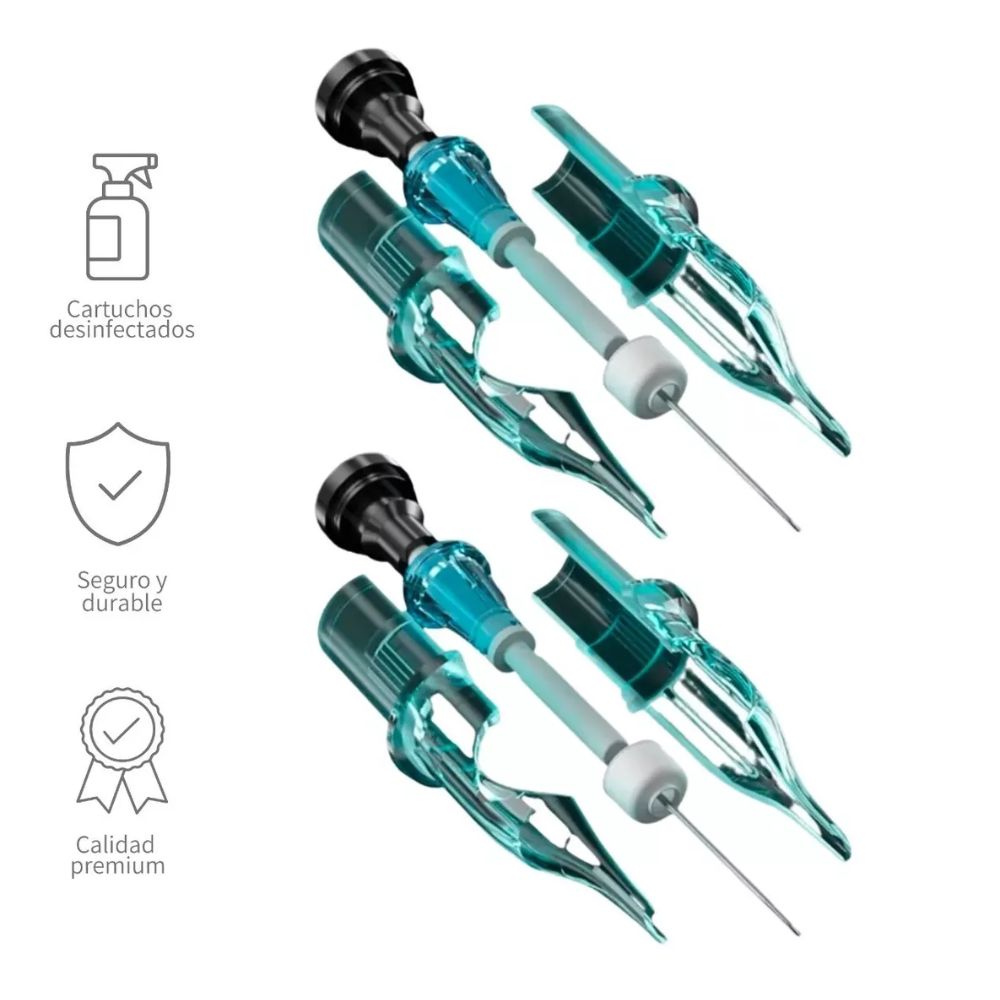 Cartuchos Para Tatuar Aurora Premium Para Líneas Y Contornos
