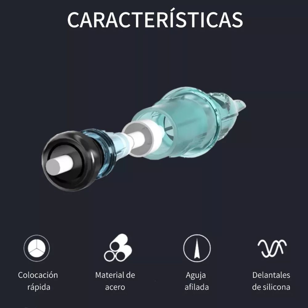 Cartuchos Para Tatuar Aurora Premium Para Líneas Y Contornos