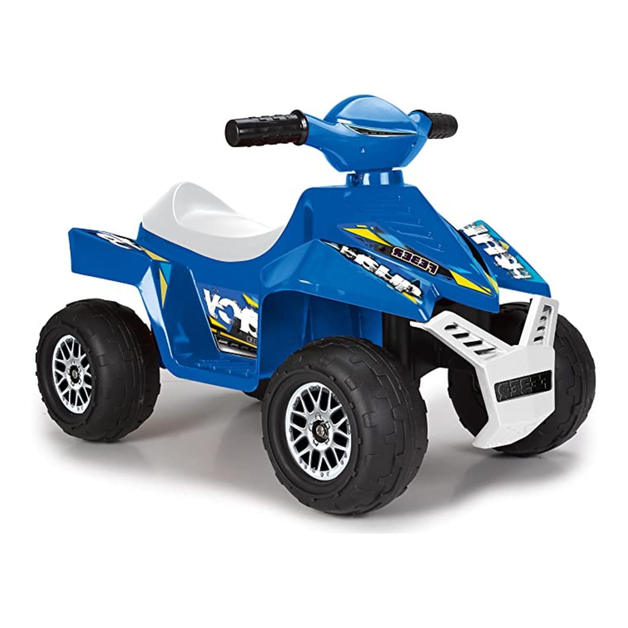 Cuatrimoto Electrica De 6v Feber Quad Racy Blue Para Niños