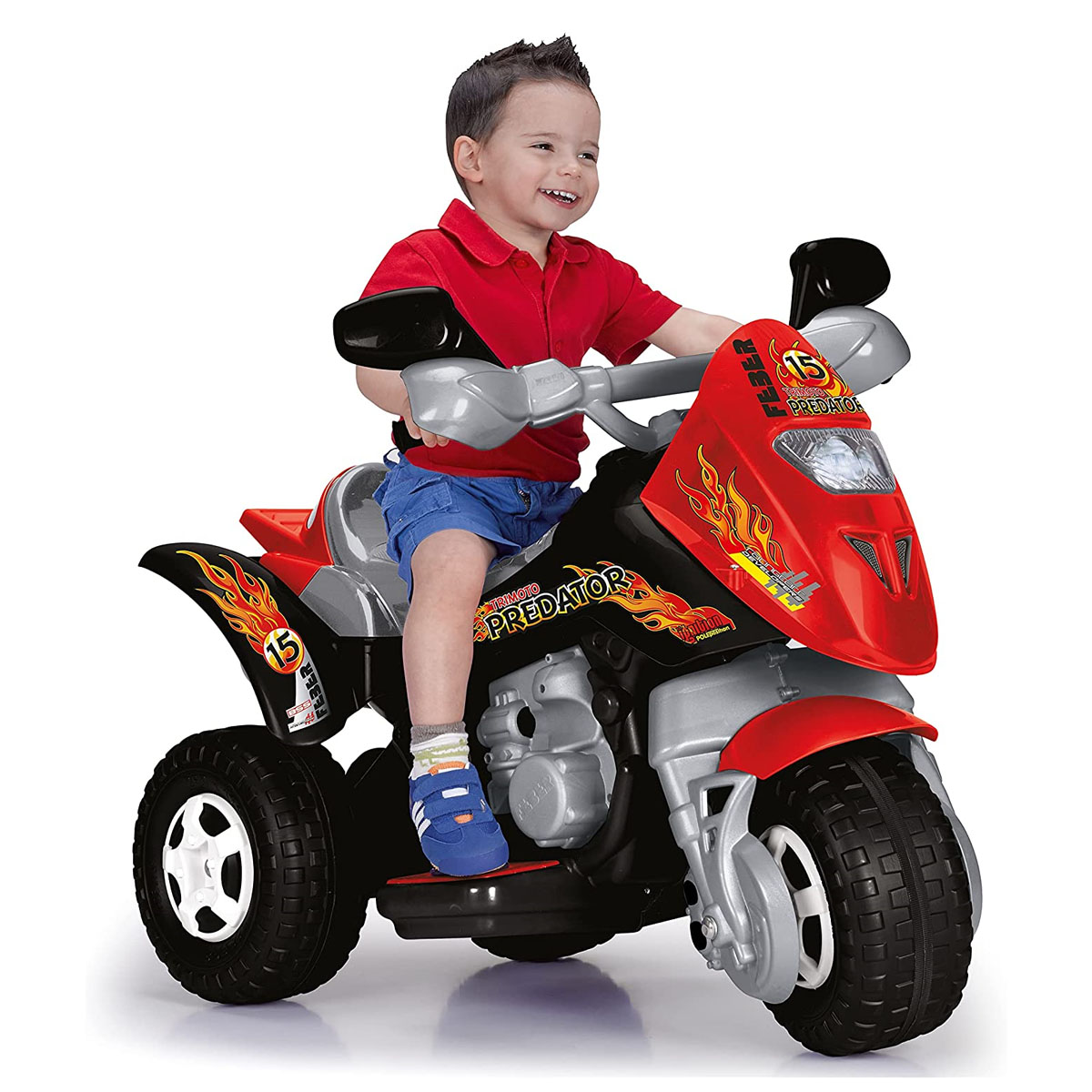 Montable Trimoto Moto Electrica Predator Feber 