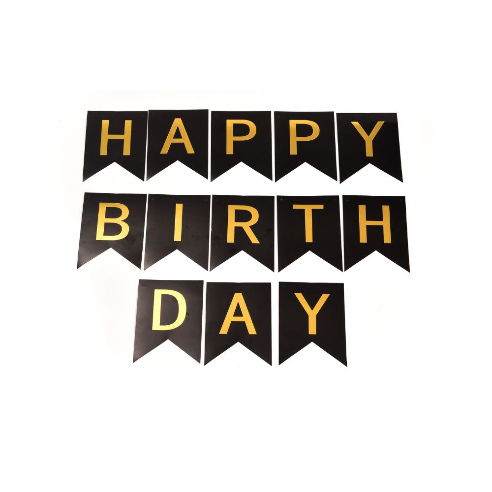 Kit De Decoración Globos Metálicos Para Cumpleaños Dorado