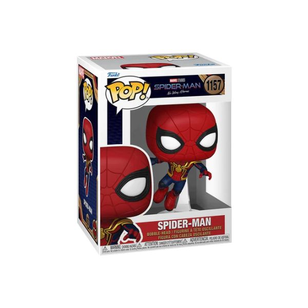 Spiderman Tom Holland Saltando Funko Pop Marvel Spiderman No Way Home