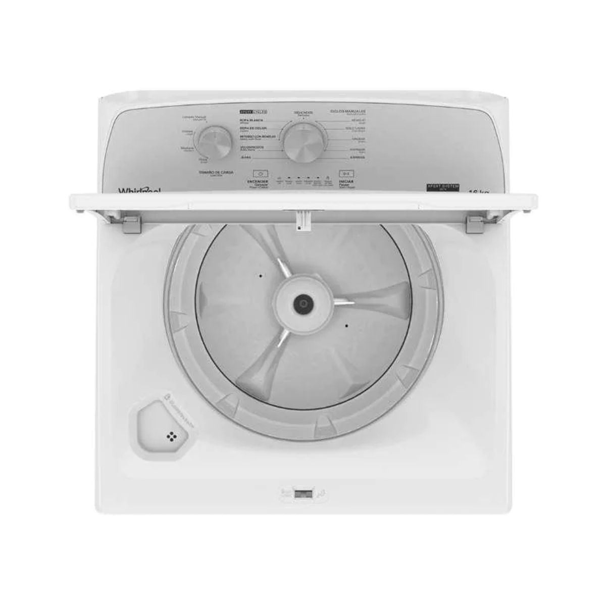 Lavadora automática whirlpool 16 kilos mod. 8mwtw1612mjq