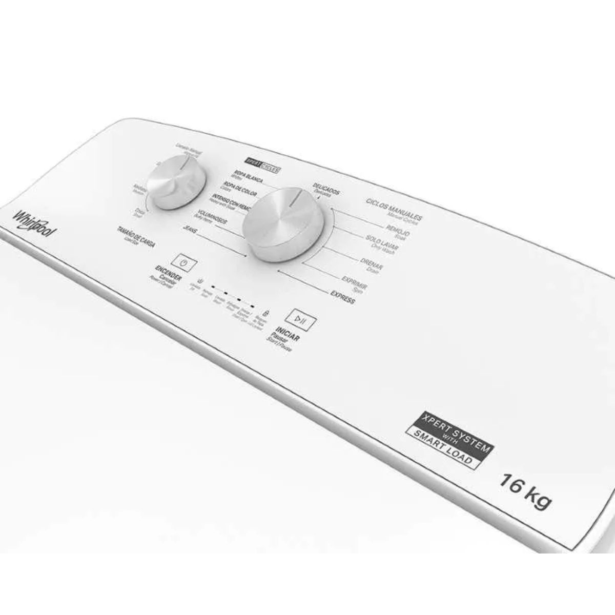 Lavadora automática whirlpool 16 kilos mod. 8mwtw1612mjq