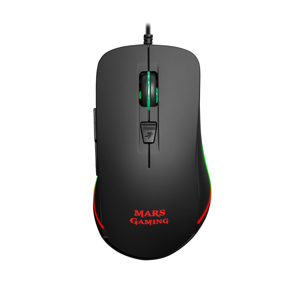 Mouse Gamer Ratón Juegos Usb Periférico Rgb Pc 9800 Dpi MM118 Mars Gaming