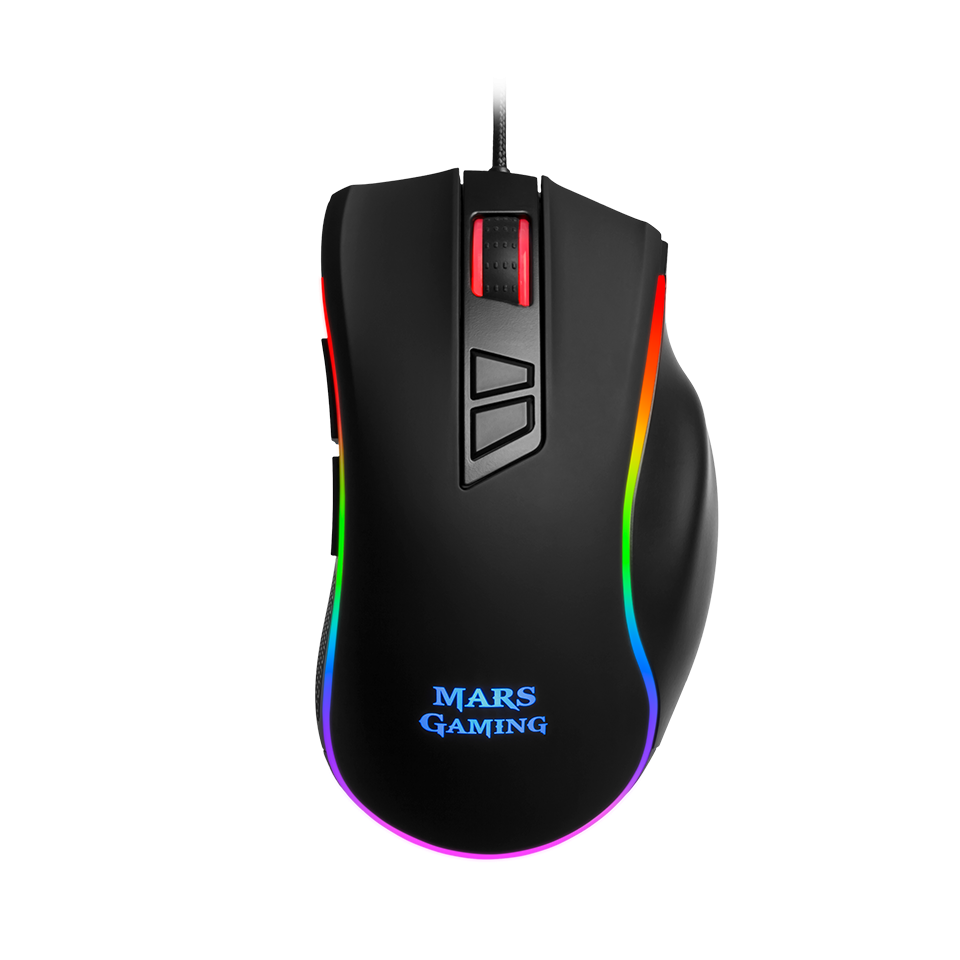 Mouse Gamer Ratón Pro Juegos Usb Periférico Rgb Pc 24000 Dpi