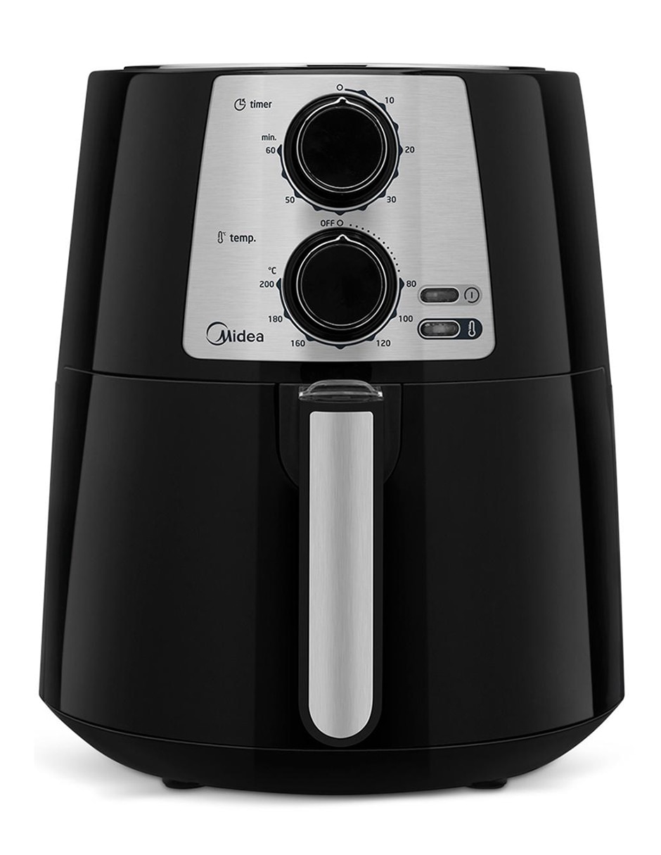 Freidora de aire 3.5 lts color negra marca Midea maf35n2seb