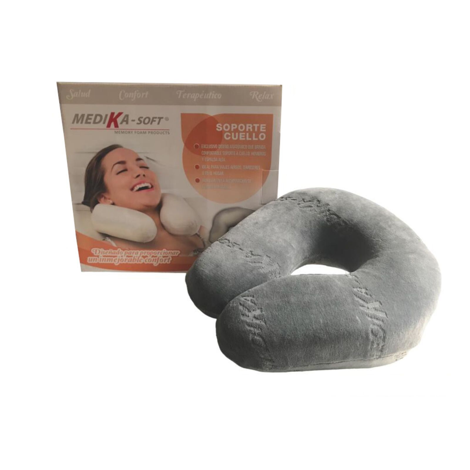 Soporte Para Cuello Memory Foam Cojin Viaje Descanso