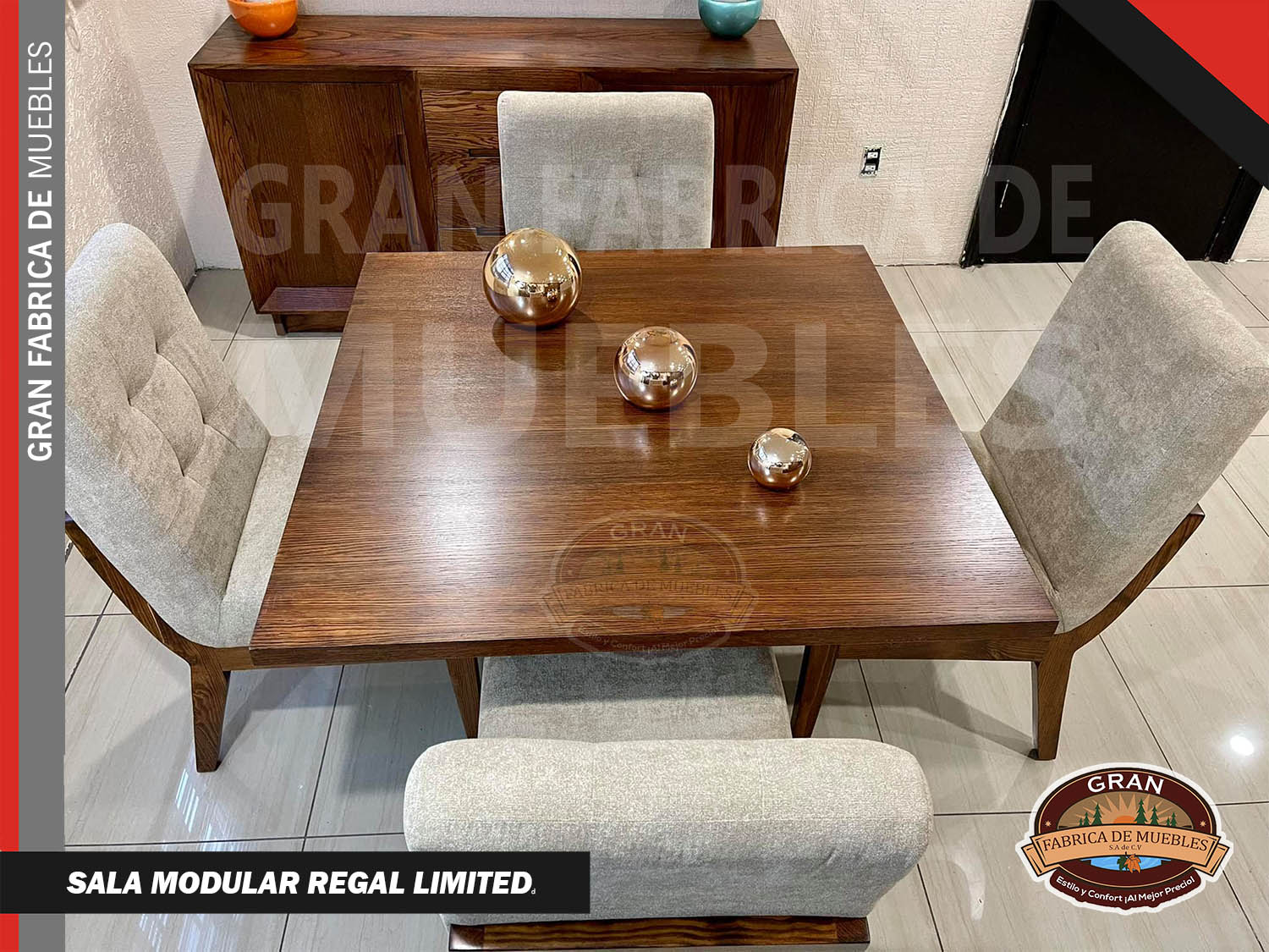 Comedor Diamante 4 Plazas