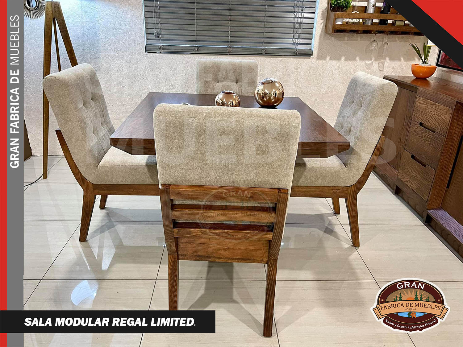 Comedor Diamante 4 Plazas