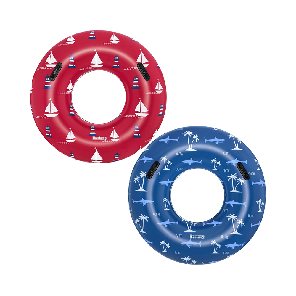 Salvavidas Dona Inflable Juvenil Playa Plástico Pvc 119 Cm